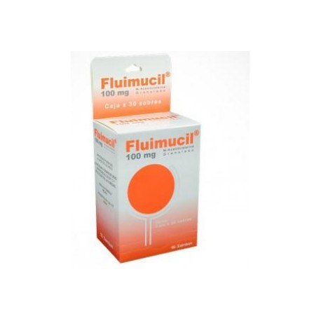 Fluimucil Granulado 100 mg ( ENVIOS REGIONALES Y NACIONAL) Caja*30 Sobres - Mucolítico