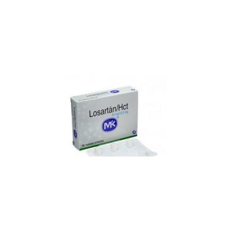 Losartán /HCT 50 mg ( ENVIOS REGIONALES Y NACIONAL) Caja*15 Tabletas Cubiertas - Tecnoquímicas