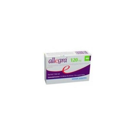 Allegra 120 mg(ENVIOS A NIVEL NACIONAL) Caja* 10 Tabletas Recubiertas - Sanofi-Aventis