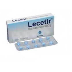 Lecetir 5 mg (ENVIOS REGIONALES Y NACIONAL) Caja*20 Tabletas - Pharmaderm