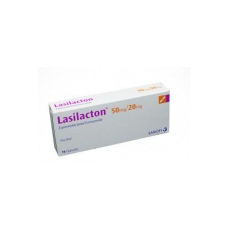 Lasilacton 50 mg / 20 mg ( ENVIOS REGIONALES Y NACIONAL) Caja*16 Cápsulas - Sanofi Aventis