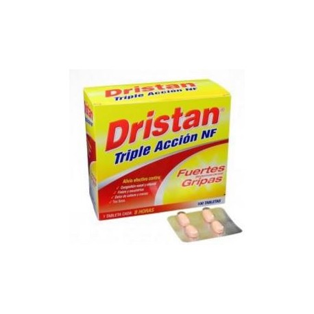 Dristan Triple Acción Nf Tabletas Síntomas De La Gripa (Envíos Regionales y Nacionales) caja*100 unidades