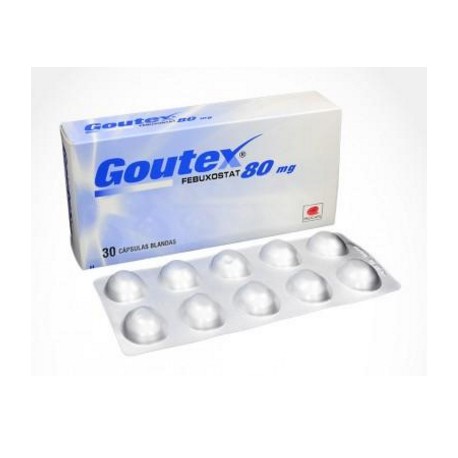 Goutex 80 mg(ENVIOS REGIONALES Y NACIONAL) Caja*30 Cápsulas Blandas - Procaps