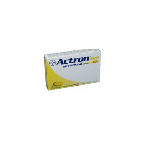 Actron 400 mg Cápsulas blanda Analgésico (Envíos Regionales y Nacionales) caja*10 unidades