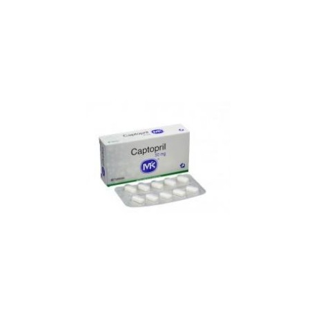 Captopril 50 mg (ENVIOS REGIONALES Y NACIOONAL) Caja*30 Tabletas – Tecnoquímicas