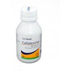 Cefalexina 250 mg / 5 mL Frasco* 60 mL(ENVIOS REGIONALES Y NACIONAL) Polvo Para Suspensión - La Santé