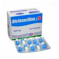 Dicloxacilina 500 mg(ENVIOS REGIONALES Y NACIONALES ) Caja*50 Cápsulas – American Generics