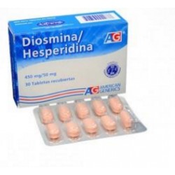 Diosmina / Hesperidina 450/ 50 mg (ENVIOS REGIONALES Y NACIONAL) Caja*30 Tabletas Recubiertas - America Generis