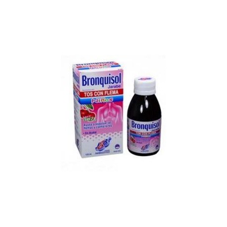 Bronquisol Niños Sabor A Cereza Jarabe Mucolítico (Envíos Regionales y Nacionales) FCO*120ML