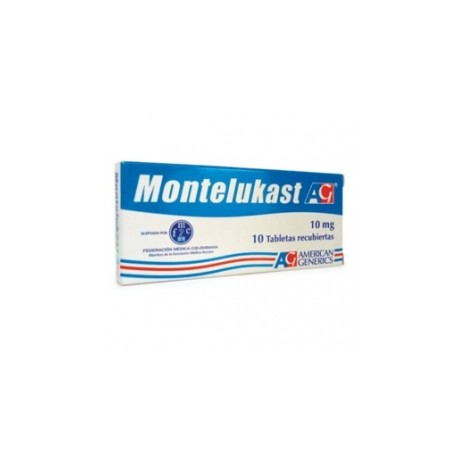 MONTELUKAST 10MG (FARMACUNDINAMARCA) CAJA *10 TABLETAS