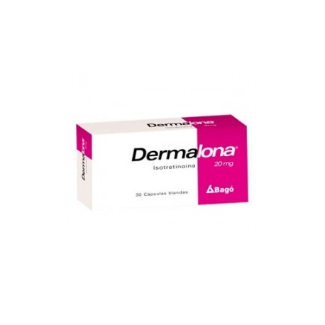 DERMALONA 20 MG (FARMACUNDINAMARCA) CAJA*30 CAPSULAS