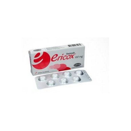 Ericox 120 mg (ENVIOS REGIONALES Y NACIONAL) Caja*7 Tabletas Recubiertas – LaFrancol