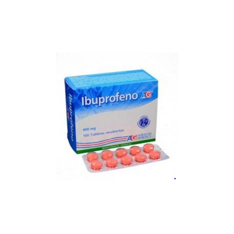 Ibuprofeno 400 mg (ENVIOS REGIONALES Y NACIONAL) Caja*100 Tabletas – Antiinflamatorio