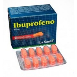 Ibuprofeno 800 mg (ENVIOS REGIONALES Y NACIONAL) Caja*50 Tabletas Recubiertas – La Santé