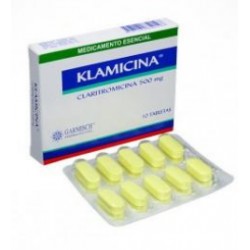 Klamicina 500 mg (ENVIOS REGIONALES Y NACIONAL) Caja*10 Tabletas – Garmisch Pharmaceutical