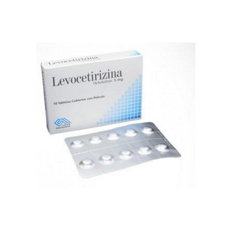 Levocetirizina 5 mg (ENVIOS REGIONALES Y NACIONAL) Caja*10 Tabletas Cubierta Con Película - Procaps