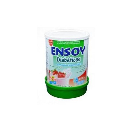 Ensoy Diabéticos Sabor A Fresa Alimento Nutritivo (Envíos Regionales y Nacionales) FCO*400GR