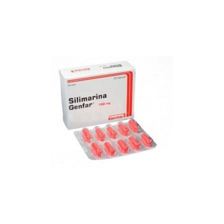 Silimarina 150 mg (ENVIOS REGIONALES Y NACIONAL) Caja*20 Cápsulas – Genfar