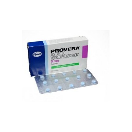 Provera 5 mg (ENVIOS REGIONALES Y NACIONAL) Caja* 30 Tabletas - Pfizer S.A.S