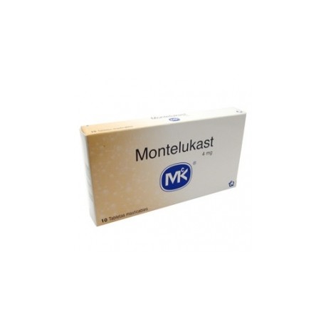 MONTELUKAST 4MG (FARMACUNDINAMARCA) CAJA*10 TABLETAS MK