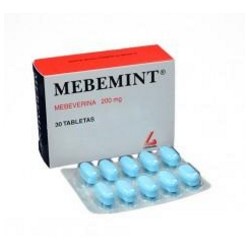 Mebemint 200 mg (ENVIOS REGIONALERS NY NACIONAL) Caja x 30 Tabletas – Trastornos Intestinales