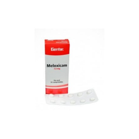 Meloxicam 7.5 mg (ENVIOS REGIONALES Y NACIONAL) Caja*10 Comprimidos – Antiinflamatorio