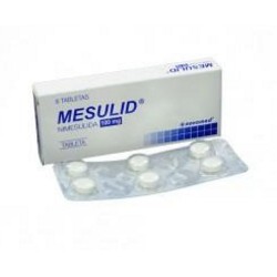 Mesulid 100 mg (ENVIOS REGIONALES Y NACIONAL) Caja*6 Tabletas - Antiinflamatorio