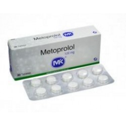 Metoprolol 100 mg (ENVIOS REGIONALES Y NACIONAL) Caja*30 Tabletas – Antihipertensivo