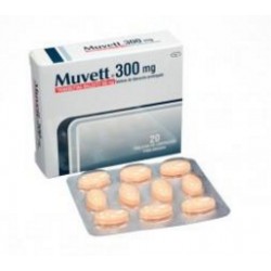 Muvett 300 mg (ENVIOS REGIONALES Y NACIONAL) Caja*20 Tabletas De Liberación Prolongada - Procaps S.A