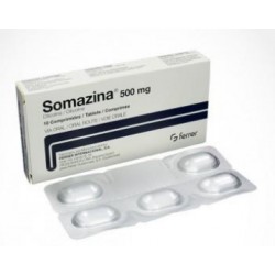 Somazina 500 mg (ENVIOS REGIONALES Y NACIONAL) Caja*10 Comprimidos - Ferrer Internacional S.A.