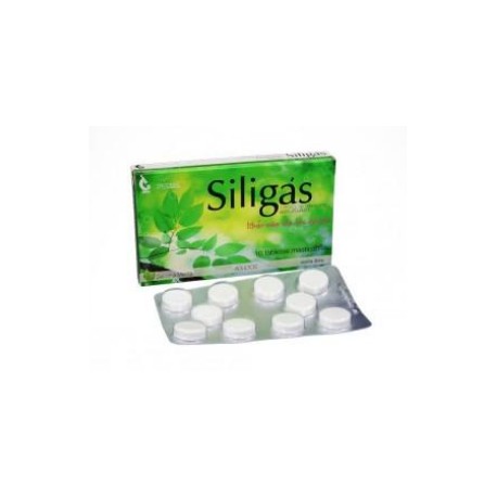 Siligás (ENVIOS REGIONALES Y NACIONAL) Caja*10 Tabletas Masticables Sabor A Menta - Antiflatulento