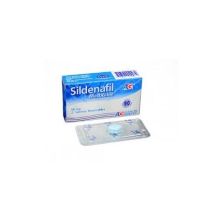 Sildenafil 50 mg ( ENVIOS REGIONALES Y NACIONAL) Caja*2 Tabletas Masticables – American Generics S.A