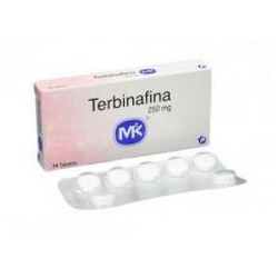 Terbinafina 250 mg (ENVIOS REGIONALES Y NACIONAL) Caja*14 Tabletas – Tecnoquímicas S.A