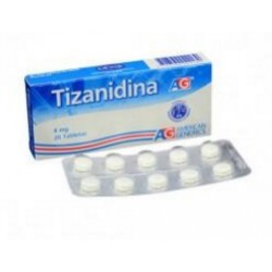 Tizanidina 4 mg (ENVIOS REGIONAL Y NACIONAL) Caja*20 Tabletas – Espasmos Musculares