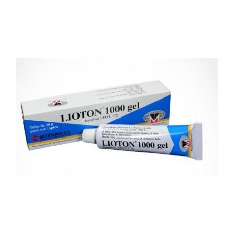 Lioton 1000 UI (ENVIOS REGIONALES Y NACIONAL) Tubo*30 g Gel – Biotoscana