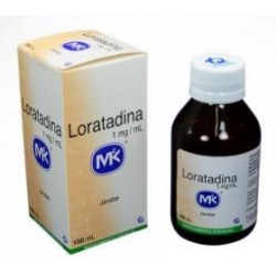 Loratadina 1 mg (ENVIOS REGIONALES Y NACIONAL) Frasco*100 mL Jarabe – Rinitis