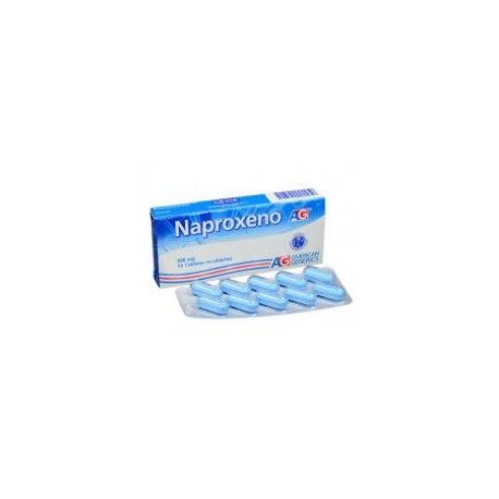 Naproxeno 500 mg (ENVIOS REGIONALES Y NACIONAL) Caja*10 Tabletas Recubiertas - Analgésico