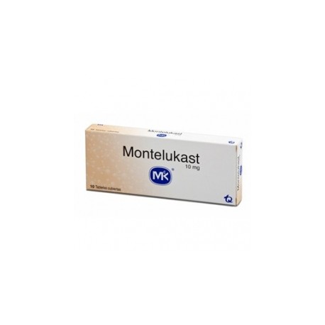 MONTELUKAST 10MG (FARMACUNDINAMARCA) CAJA*10 TABLETAS MK