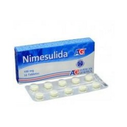 Nimesulida 100 mg (ENVIOS REGIONALES Y NACIONAL) Caja Con 10 Tabletas – Osteoartritis