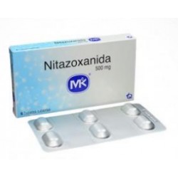 Nitazoxanida 500 mg(ENVIOS REGIONALES Y NACIONAL) Caja*6 Tabletas Cubiertas – Amebiasis