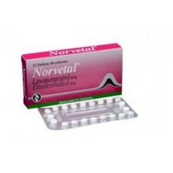 Norvertal (ENVIOS REGIONALES Y NACIONAL) Caja*21 Tabletas Recubiertas – Anticonceptivo