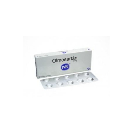 Olmesartán 20 mg (ENVIOS REGIONALES Y NACIONAL) Caja*10 Tabletas Cubiertas – Tecnoquimicas S.A