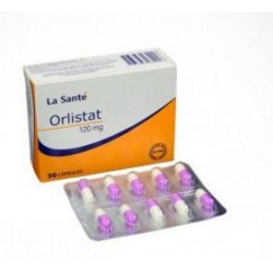 Orlistat 120 mg (ENVIOS REGIONALES Y NACIONAL) Caja*30 Cápsulas – Laboratorios La Santé S.A.