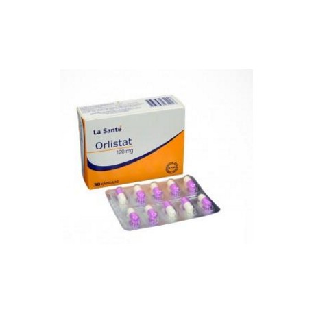 Orlistat 120 mg (ENVIOS REGIONALES Y NACIONAL) Caja*30 Cápsulas – Laboratorios La Santé S.A.