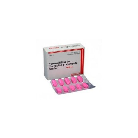 Pentoxifilina 400 mg (ENVIOS REGIONALES Y NACIONAL) Caja*30 Tabletas – Trastornos Arteriovenosos