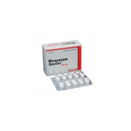 Piracetam 800 mg (ENVIOS REGIONALES Y NACIONAL) Caja*30 Tabletas Recubiertas – Genfar S.A.