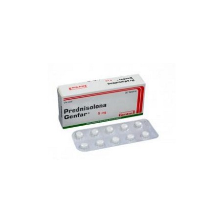 Prednisolona 5 mg (ENVIOS REGIONALES Y NACIONAL) Caja*30 Tabletas - Genfar S.A.