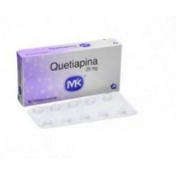 Quetiapina 25 mg (ENVIOS REGIONALES Y NACIONAL) Caja*30 Tabletas Recubiertas - Tecnoquimicas S.A