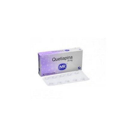 Quetiapina 25 mg (ENVIOS REGIONALES Y NACIONAL) Caja*30 Tabletas Recubiertas - Tecnoquimicas S.A