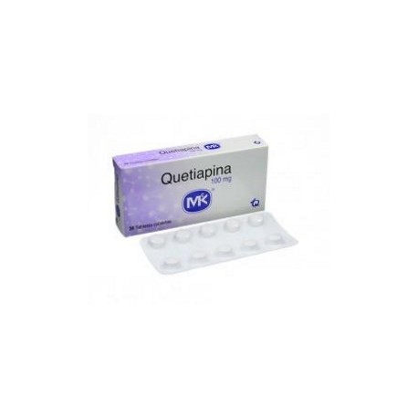 Quetiapina 100 mg (ENVIOS REGIONALES Y NACIONAL) Caja*30 Tabletas Recubiertas - Tecnoquímicas S.A